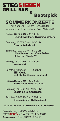 Sommerkonzerte 2